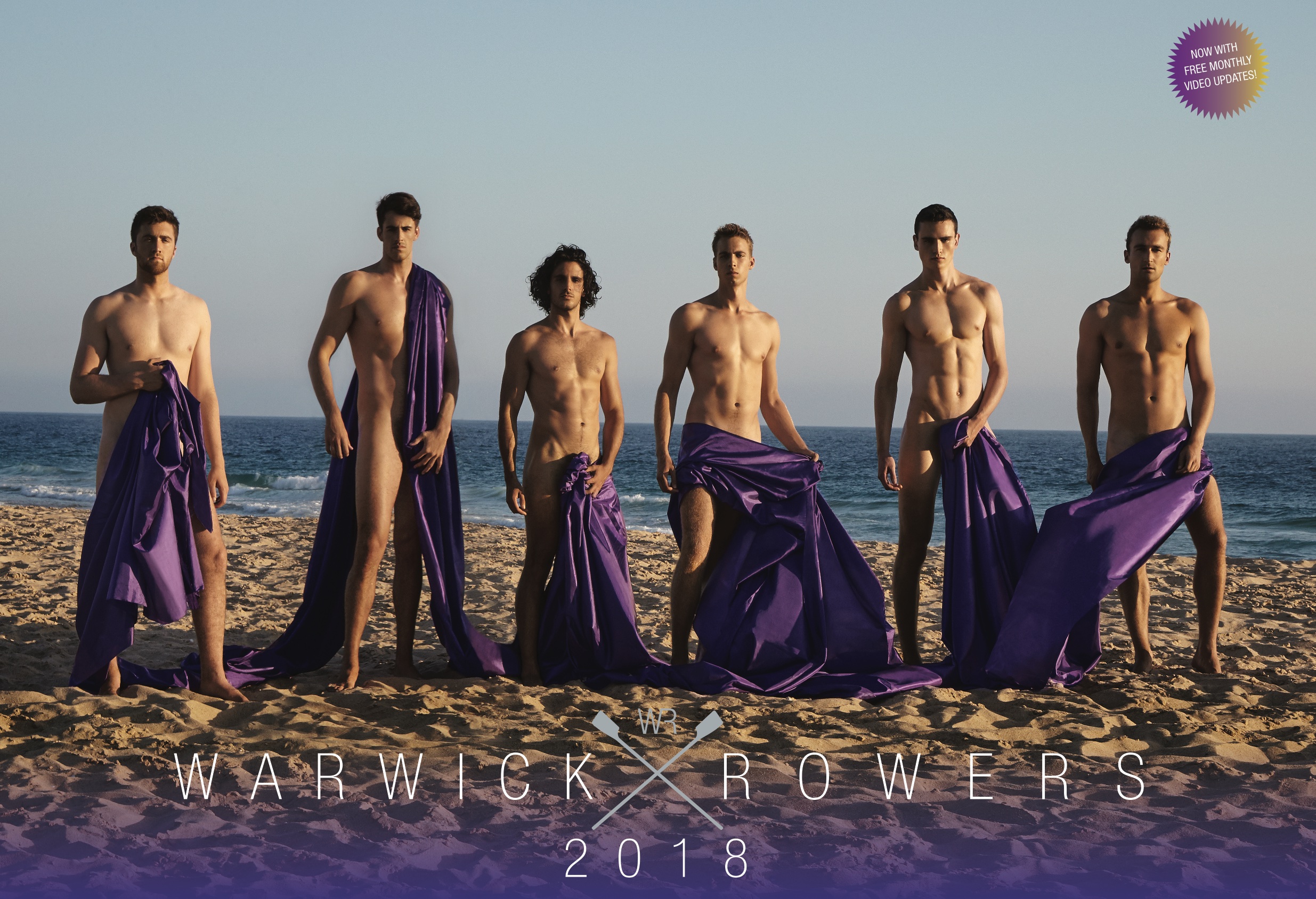 Warwick Rowers Making of 2018 Calendar Cover Front